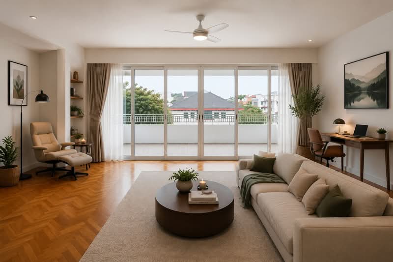 Pepys Hill Condo, 19 Pepys Road, 4 Bedrooms, 3,200 sqft, Condominium For Rent, by Joanne Cheng, 18410690 - Family area - PropertyGuru.com.sg