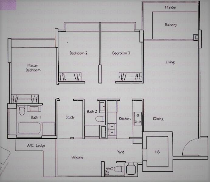 4Bed-1,302 sqft