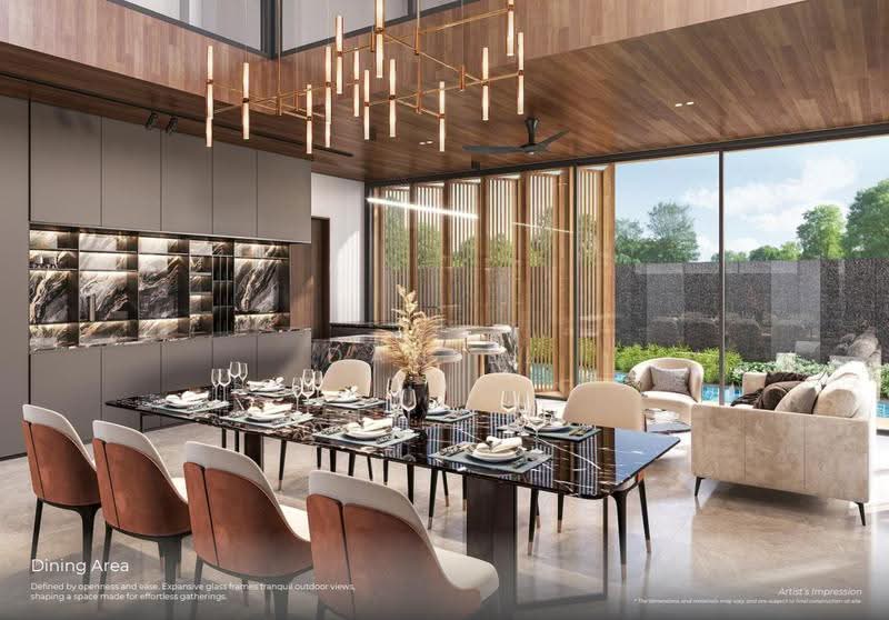 Brand New Detached 1km to RGPS 400m to MRT 6Ave @ Vanda Vic, Vanda Road/Vanda Drive/Jalan Naga Sari/, Newton / Novena, 5 Bedrooms, 8,100 sqft, Detached House For Sale, by Daniel Ling, 1853232 - Dining Room - PropertyGuru.com.sg