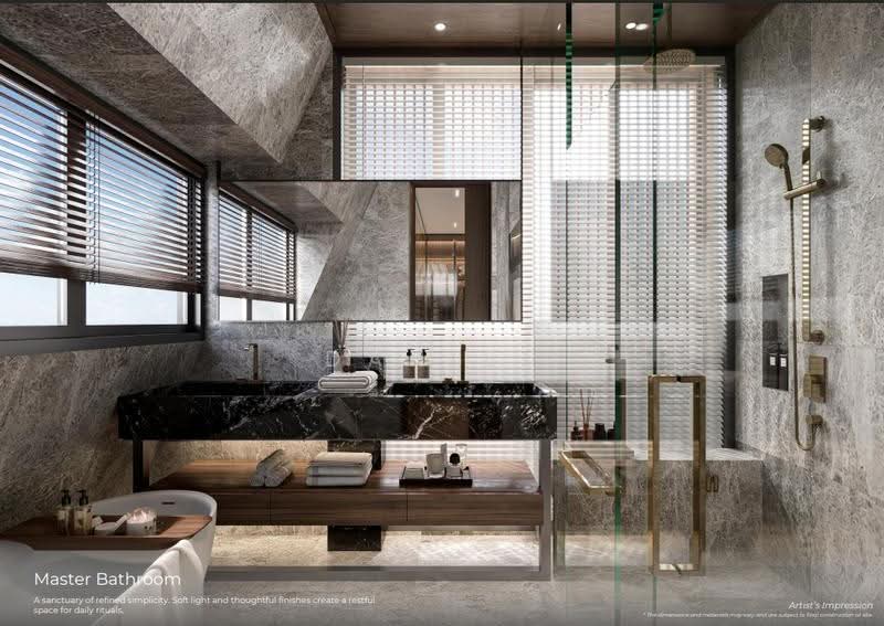 Brand New Detached 1km to RGPS 400m to MRT 6Ave @ Vanda Vic, Vanda Road/Vanda Drive/Jalan Naga Sari/, Newton / Novena, 5 Bedrooms, 8,100 sqft, Detached House For Sale, by Daniel Ling, 1853232 - Bathroom - PropertyGuru.com.sg