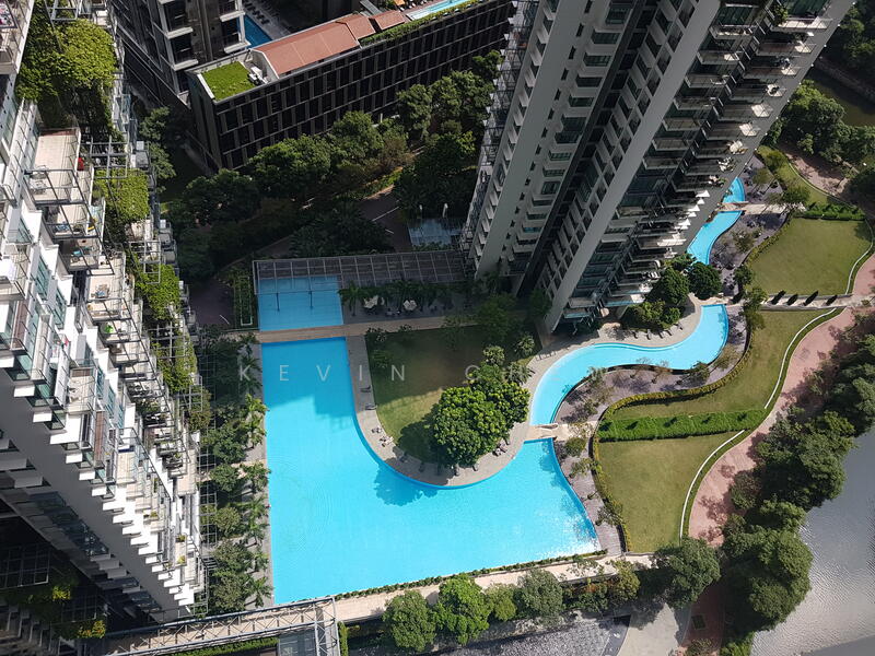 Pool view from Sky Gym on 34th floor 