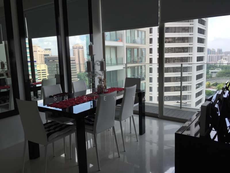 Scotts Square, 6 Scotts Road, 3 Bedrooms, 1,250 sqft, Apartment For Rent, by Shirley Tang, 18602042 - Dining Room - PropertyGuru.com.sg
