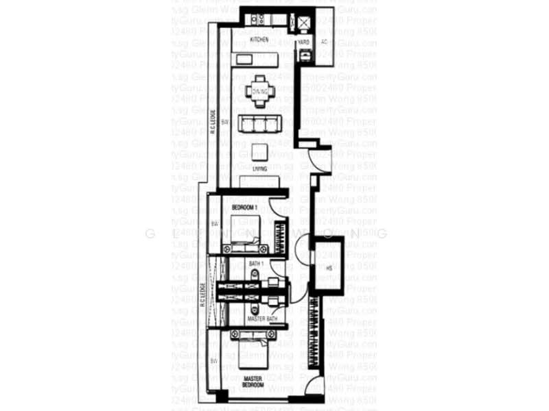 Scotts Highpark, 45 Scotts Road, 2 Bedrooms, 1,141 sqft, Condominium For Rent, by Glenn Wong 黃耀明, 18710971 - PropertyGuru.com.sg