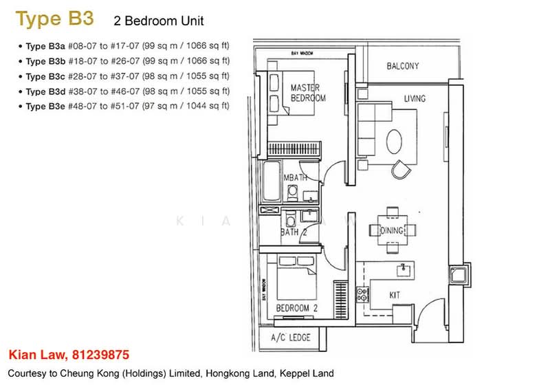 Marina Bay Residences, 18 Marina Boulevard, 2 Bedrooms, 1,055 sqft, Condominium For Sale, by Kian Law, 18743731 - PropertyGuru.com.sg