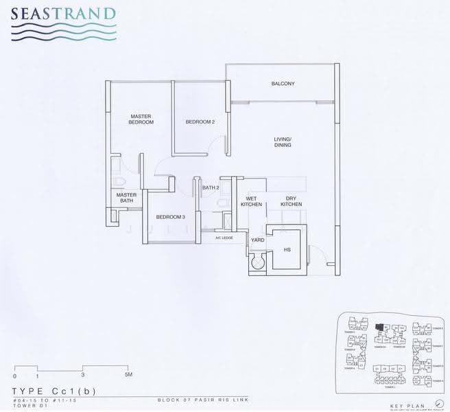 Seastrand, 1 Pasir Ris Link, Pasir Ris / Tampines, 3 Bedrooms, 1,109 sqft, Condominium For Rent, by Julian Lah, 18753458 - PropertyGuru.com.sg