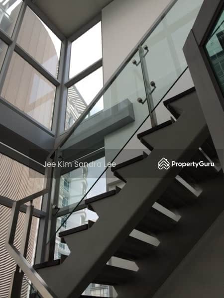 Stairs to the roof terrace