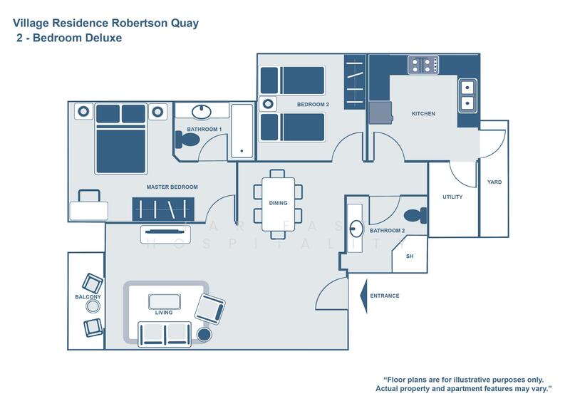 2 Bedroom (915 sqft)