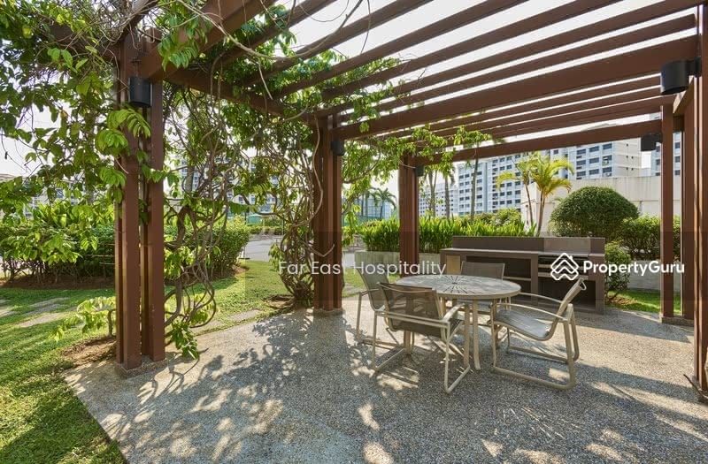 Garden with Barbeque Pits