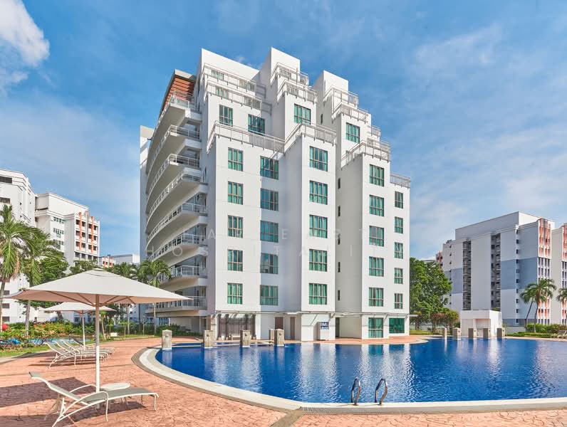 Village Residence Hougang, 1 Hougang Street 91, 3 Bedrooms, 1,066 sqft, Apartment For Rent, by Far East Hospitality, 18763709 - Village Residence Hougang Facade - PropertyGuru.com.sg