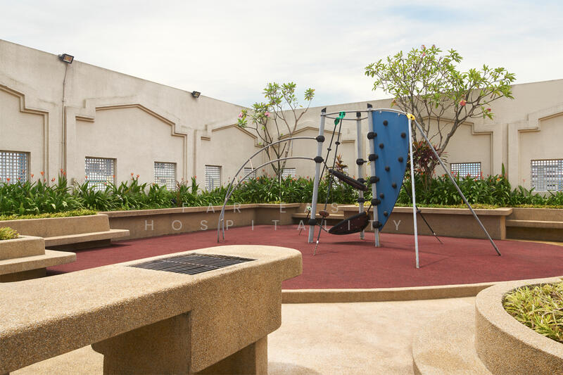 Barbeque Pit and Outdoor Children's Playground