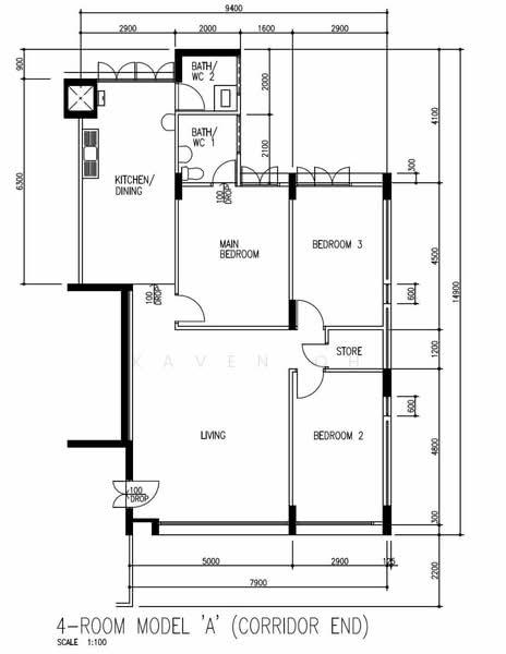 138 Lorong Ah Soo, 138 Lorong Ah Soo, 3 Bedrooms, 1,108 sqft, HDB Flat For Rent, by Kaven Oh, 18766820 - PropertyGuru.com.sg