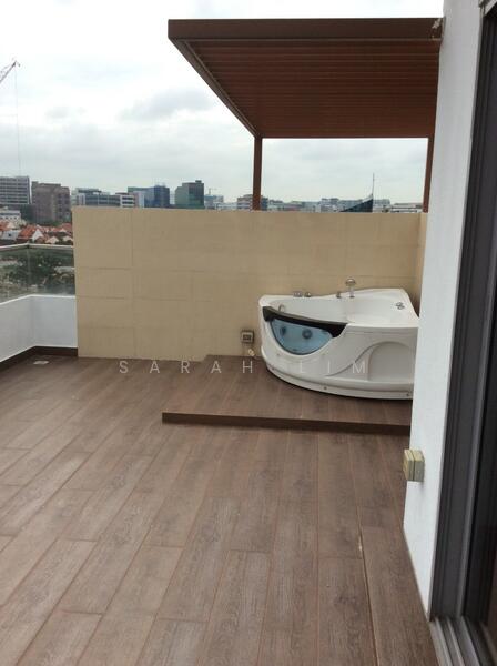 Roof terrace with Jacuzzi