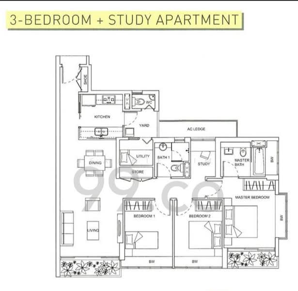 Livia, 79 Pasir Ris Grove, 3 Bedrooms, 1,324 sqft, Condominium For Rent, by Jeannie Lim, 18795498 - PropertyGuru.com.sg
