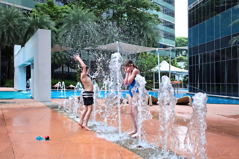 Outdoor Water Play Area