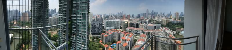 Rivergate, 97 Robertson Quay, 4 Bedrooms, 2,077 sqft, Apartment For Rent, by Ivy Chew, 18821710 - Master bed room balcony view - PropertyGuru.com.sg
