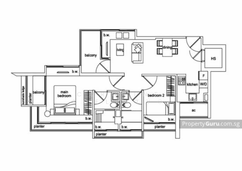 Newton Edge, 1 Makeway Ave, 2 Bedrooms, 807 sqft, Condominium For Rent, by Caroline Soelistyo, 18823448 - PropertyGuru.com.sg