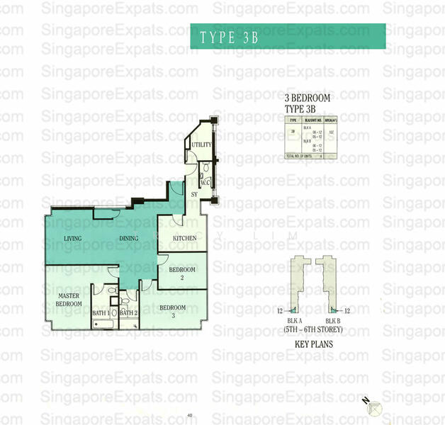 3Bed-1,485 sqft
