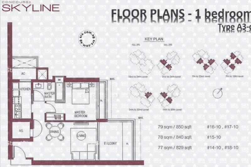 Concourse Skyline, 300 Beach Road, 1 Bedroom, 853 sqft, Condominium For Rent, by Jeremy See, 18866827 - PropertyGuru.com.sg