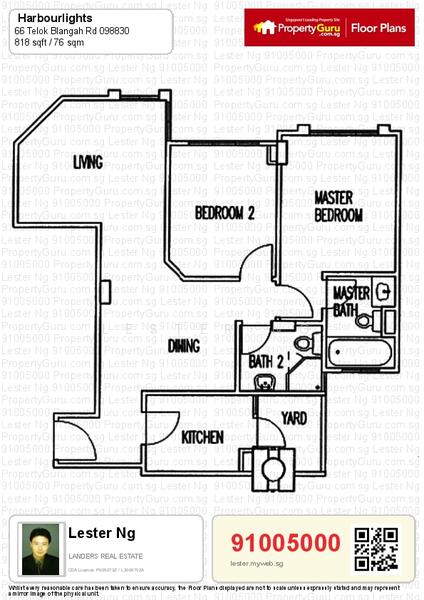 2Bed-818 sqft