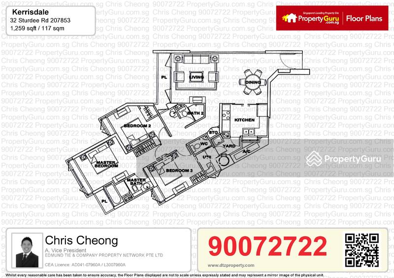 3Beds-1,259sqft