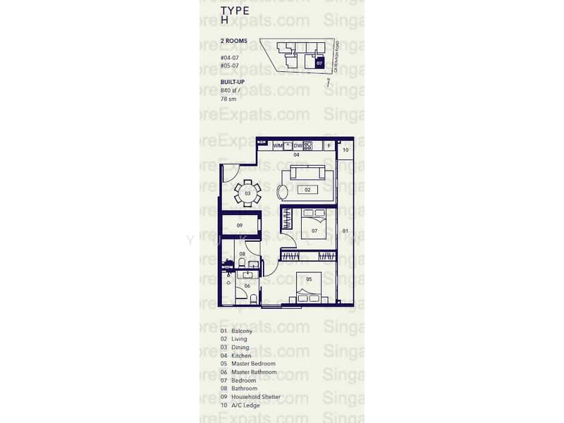 Hijauan, 63 Cavenagh Road, Orchard / River Valley, 2 Bedrooms, 1,249 sqft, Apartment For Rent, by Yuki Lin, 18898269 - 3Beds-1,711sqft - PropertyGuru.com.sg
