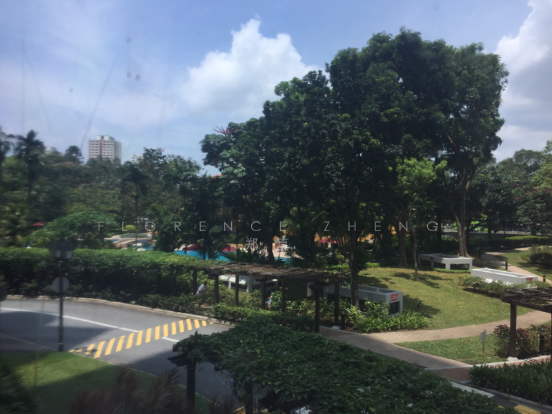 greenary view from window