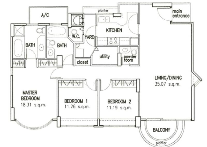 3Beds-1,399sqft