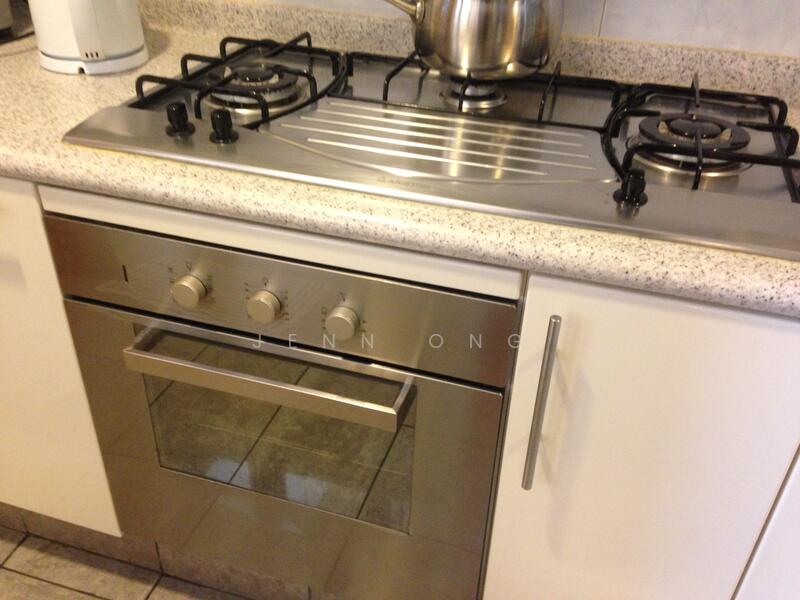 Kitchen Equipped with Modern Oven, Hob