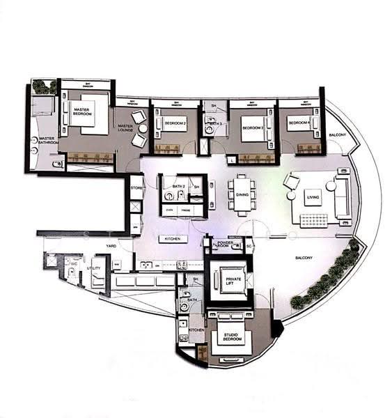 The Trillium, 112 Kim Seng Road, Orchard / River Valley, 5 Bedrooms, 2,390 sqft, Condominium For Rent, by Steven Teo, 18948615 - PropertyGuru.com.sg