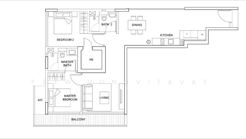 2Beds-1,195sqft