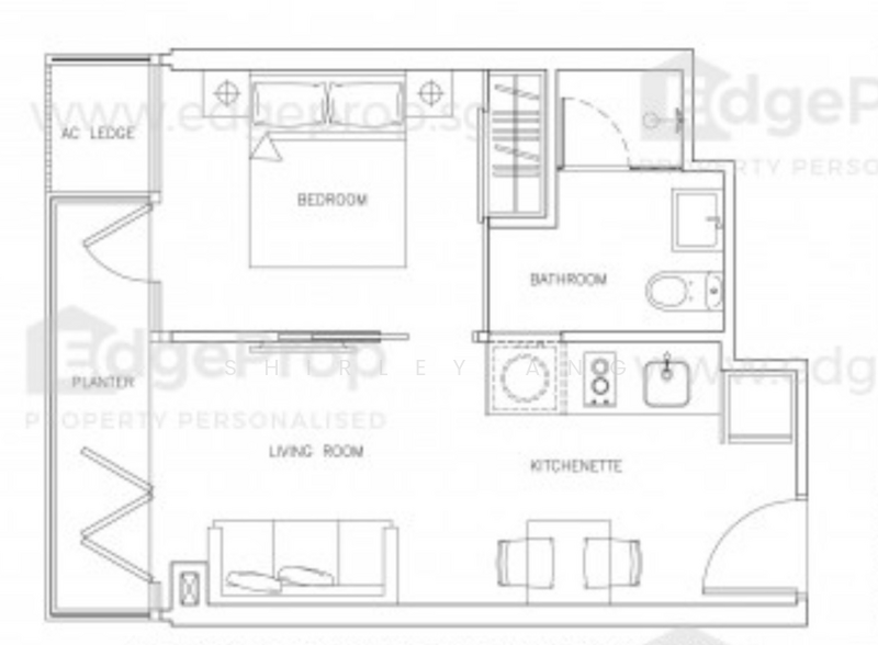 Vivace, 19 Tong Watt Road, 1 Bedroom, 398 sqft, Apartment For Rent, by Shirley Ang, 18962210 - PropertyGuru.com.sg