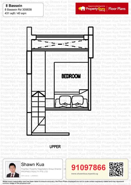8 Bassein, 8 Bassein Road, 1 Bedroom, 431 sqft, Condominium For Rent, by Shawn Kua, 19000740 - PropertyGuru.com.sg