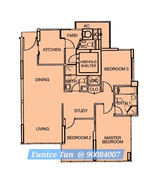 Blue Horizon, 21 West Coast Crescent, 3 Bedrooms, 1,216 sqft, Condominium For Rent, by Eunice Tan, 19022891 - PropertyGuru.com.sg