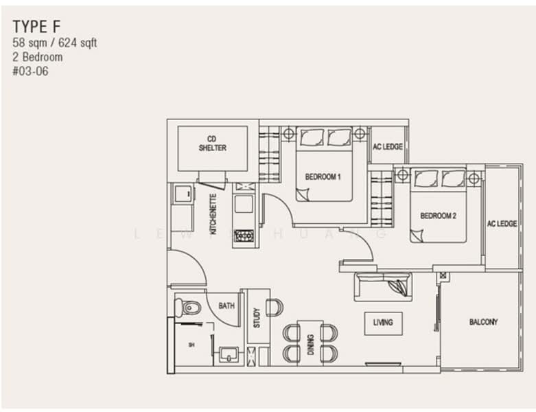 East Village, 430 Upper Changi Road, 2 Bedrooms, 743 sqft, Condominium For Rent, by Lewis Huang, 19025810 - 4Beds-1,399sqft - PropertyGuru.com.sg