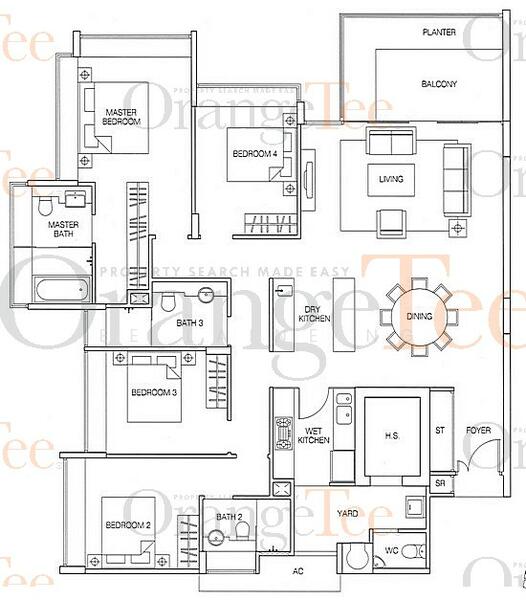 4Bed-1,971 sqft