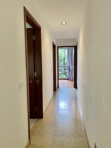 Passageway leading to rooms