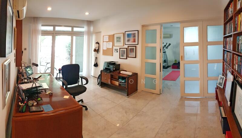 For Rent - 800m Walk to MRT station! House w Big Garden and Pool near Australian, American, French, Nexus Sch
