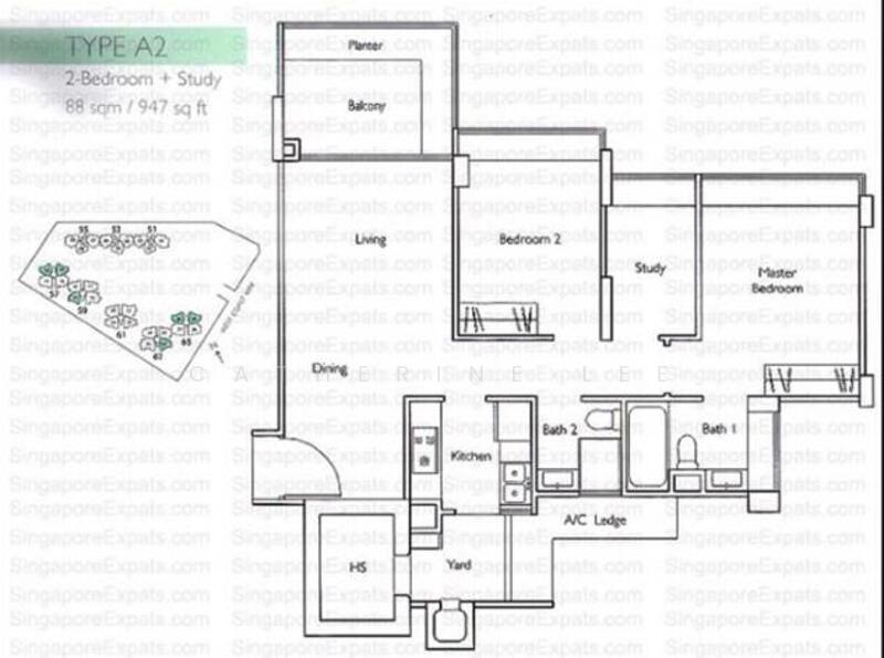 3Bed-947 sqft