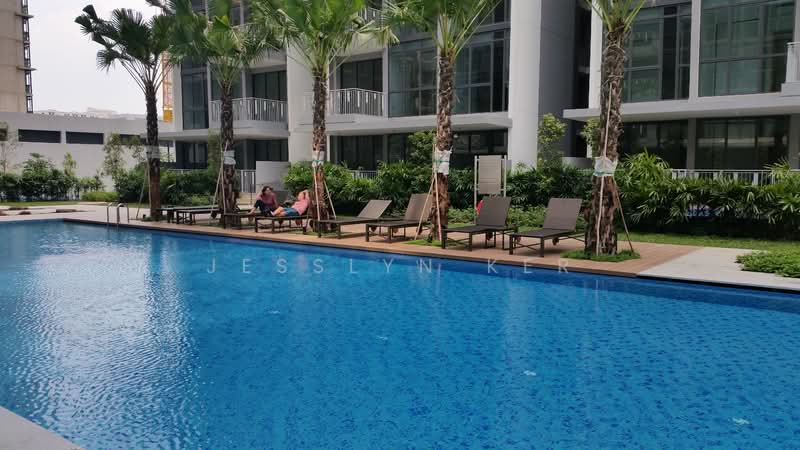 The Luxurie, 21 Compassvale Road, 3 Bedrooms, 1,001 sqft, Condominium For Rent, by Jesslyn Ker, 19192941 - main pool - PropertyGuru.com.sg