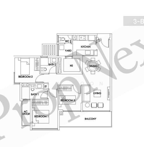 Bedok Residences, 24 Bedok North Drive, Bedok / Upper East Coast, 3 Bedrooms, 1,109 sqft, Condominium For Rent, by Dan Soon, 19209705 - Bedroom - PropertyGuru.com.sg
