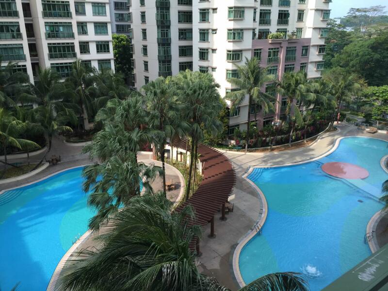 Pool view from Master bedroom