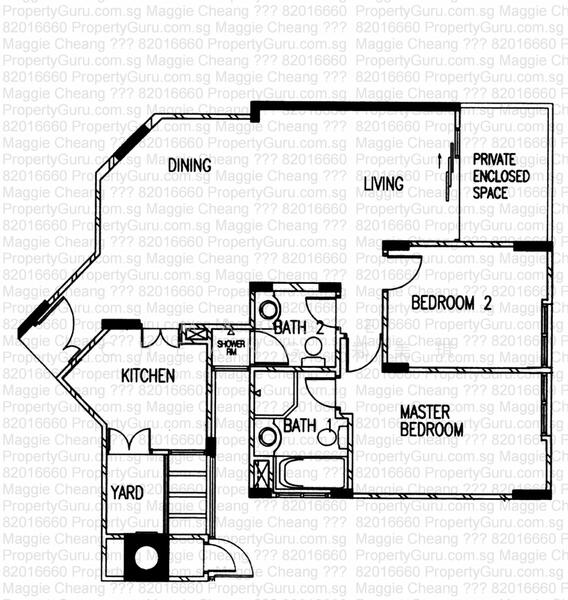 2Bed-957 sqft