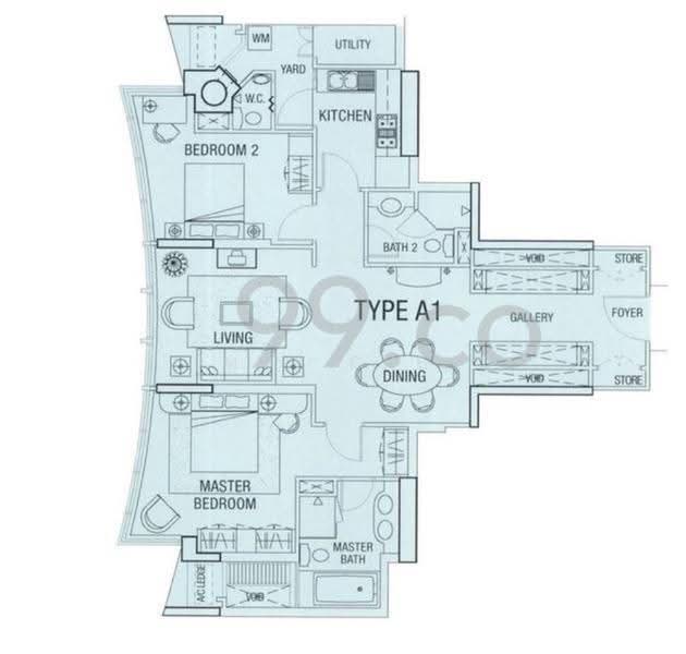 Cuscaden Residences, 26 Cuscaden Road, 2 Bedrooms, 1,238 sqft, Condominium For Rent, by Jimmy Cheng, 19269144 - PropertyGuru.com.sg
