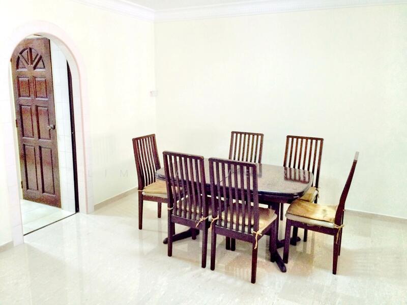 Spacious dining area