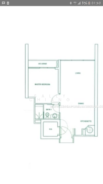 Icon, 10 Gopeng Street, Chinatown / Tanjong Pagar, Studio, 570 sqft, Apartment For Rent, by Sally Chiang, 19293941 - 1Bed-561 sqft - PropertyGuru.com.sg
