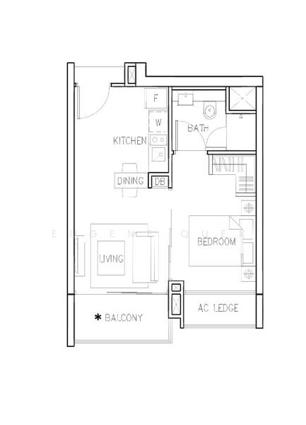 Eight Riversuites, 48 Whampoa East, 1 Bedroom, 441 sqft, Condominium For Rent, by Eugene Quek, 19304962 - 1Beds-441sqft - PropertyGuru.com.sg