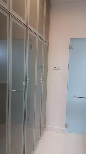 Closet in master bedroom