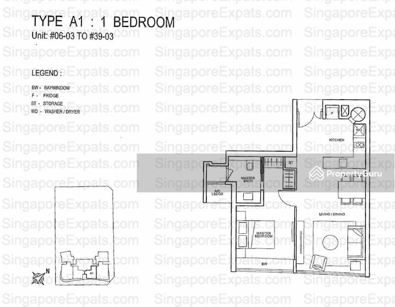 1Bed-624 sqft