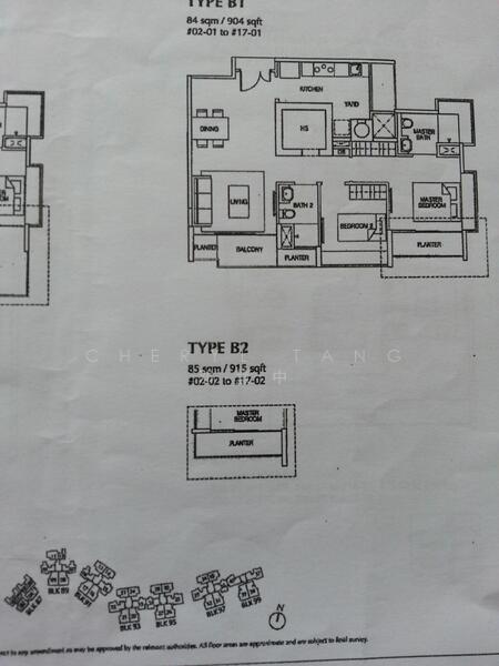 2Bed-915 sqft