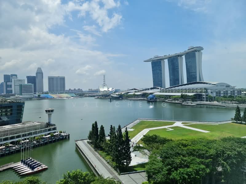 The Sail @ Marina Bay, 2 Marina Boulevard, 2 Bedrooms, 936 sqft, Apartment For Rent, by Val Cheng, 19369798 - View from living room - PropertyGuru.com.sg